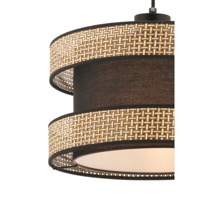 Lustra uz vada HALO 1xE27/60W/230V brūna/bēša