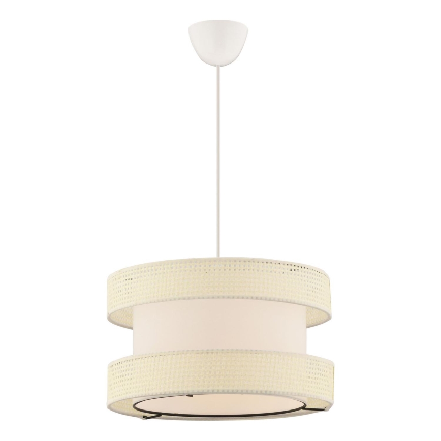 Lustra uz vada HALO 1xE27/60W/230V krēmkrāsaina