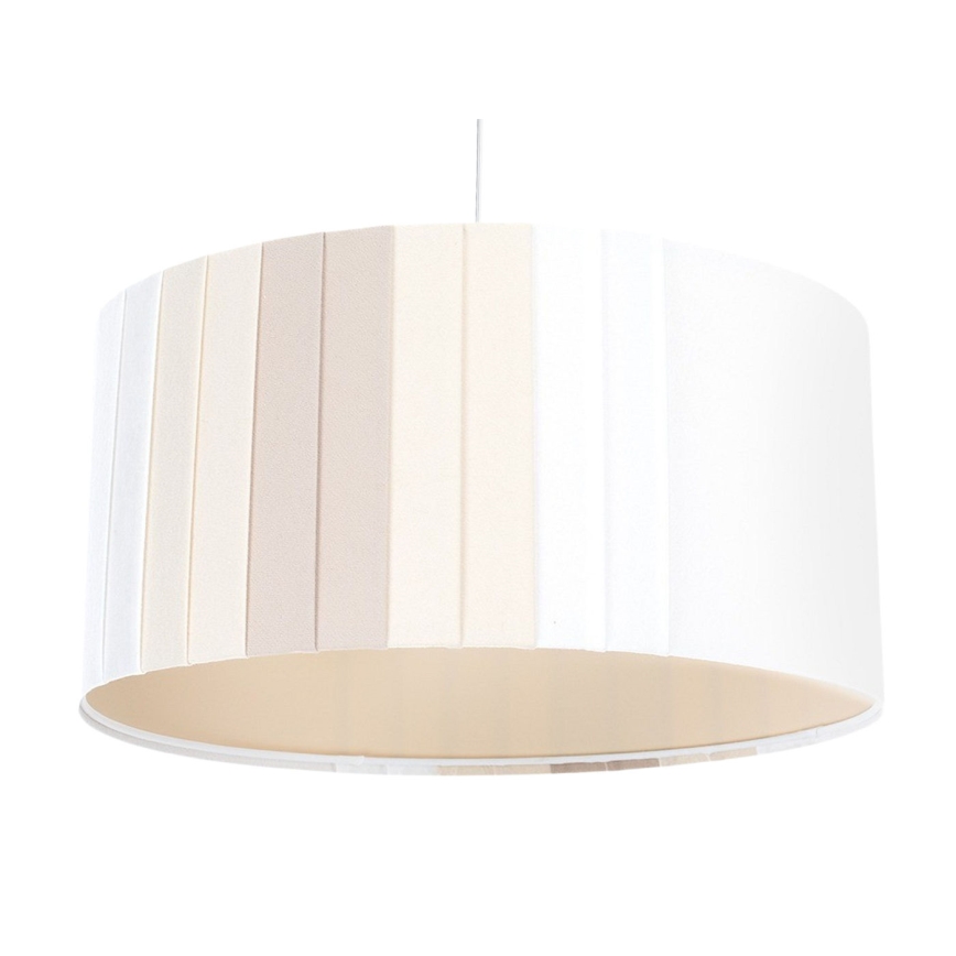 Lustra uz vada STRIPES 1xE27/60W/230V Ø 40 cm krēmkrāsā