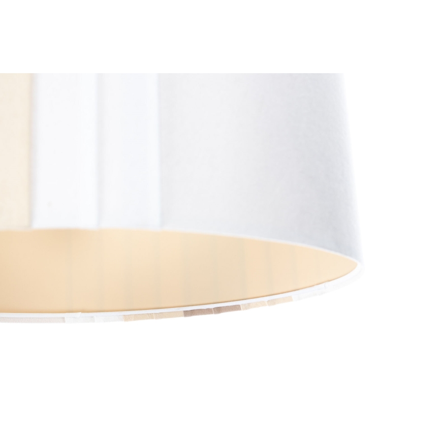 Lustra uz vada STRIPES 1xE27/60W/230V Ø 40 cm krēmkrāsā