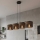 Lustrs uz kabeļa KARBON 4xE27/15W/230V melns/brūns