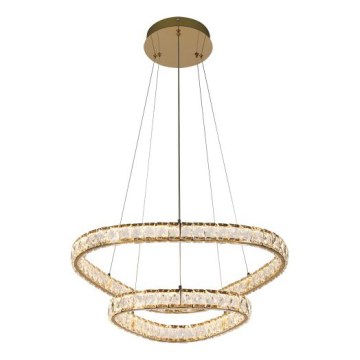 LUXERA 46152 - LED lustra uz troses MIST LED/65W/230V 4000K zelta
