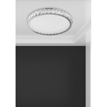 Luxera 62406 - LED křišťálové stropní Pieliekama gaisma GIRO LED/20W/230V