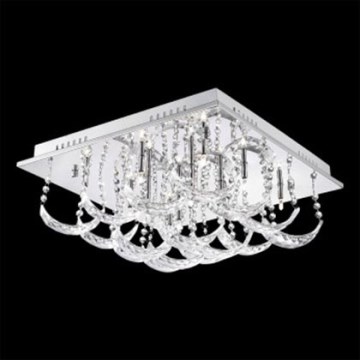 Luxera 64314 - Griestu gaismeklis BACARAT 12xG4/20W/230V