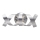 LUXERA 64345 - Sienas lampa RIBBON 1xG9/33W/230V