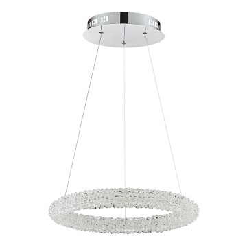 Luxera 64391 - LED Kristāla lustra ar stīgu ALMEDA LED/24W/230V