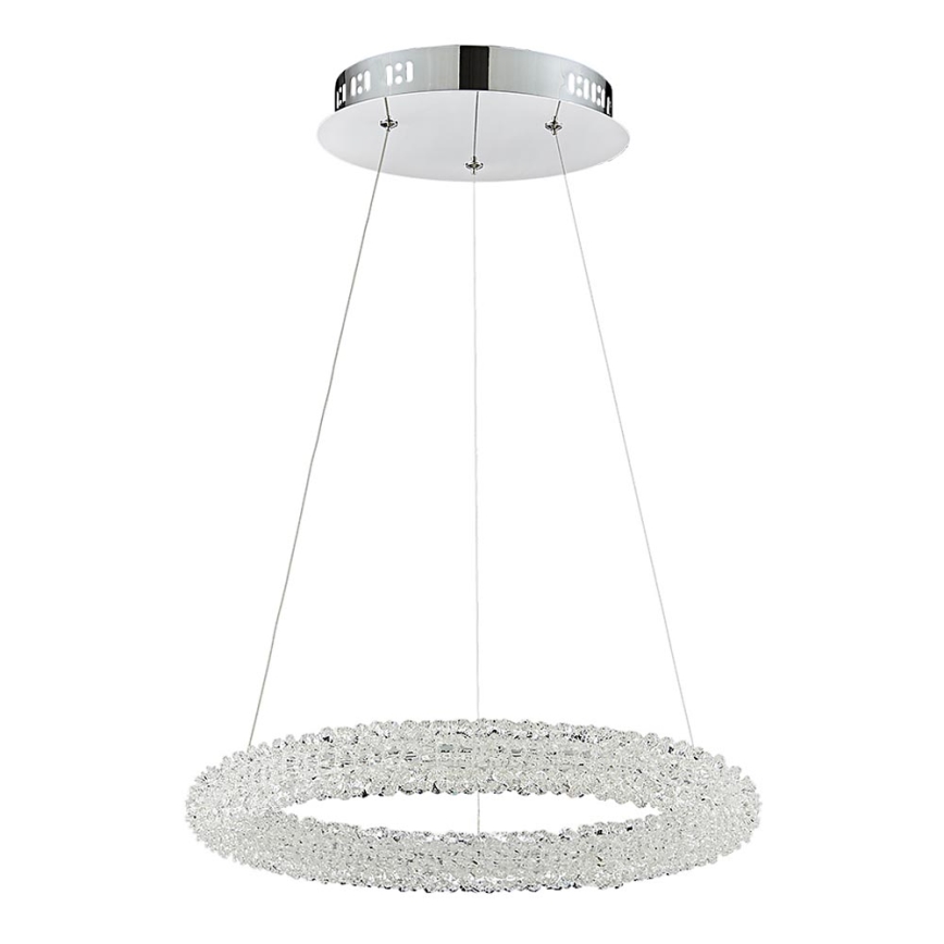 Luxera 64391 - LED Kristāla lustra ar stīgu ALMEDA LED/24W/230V