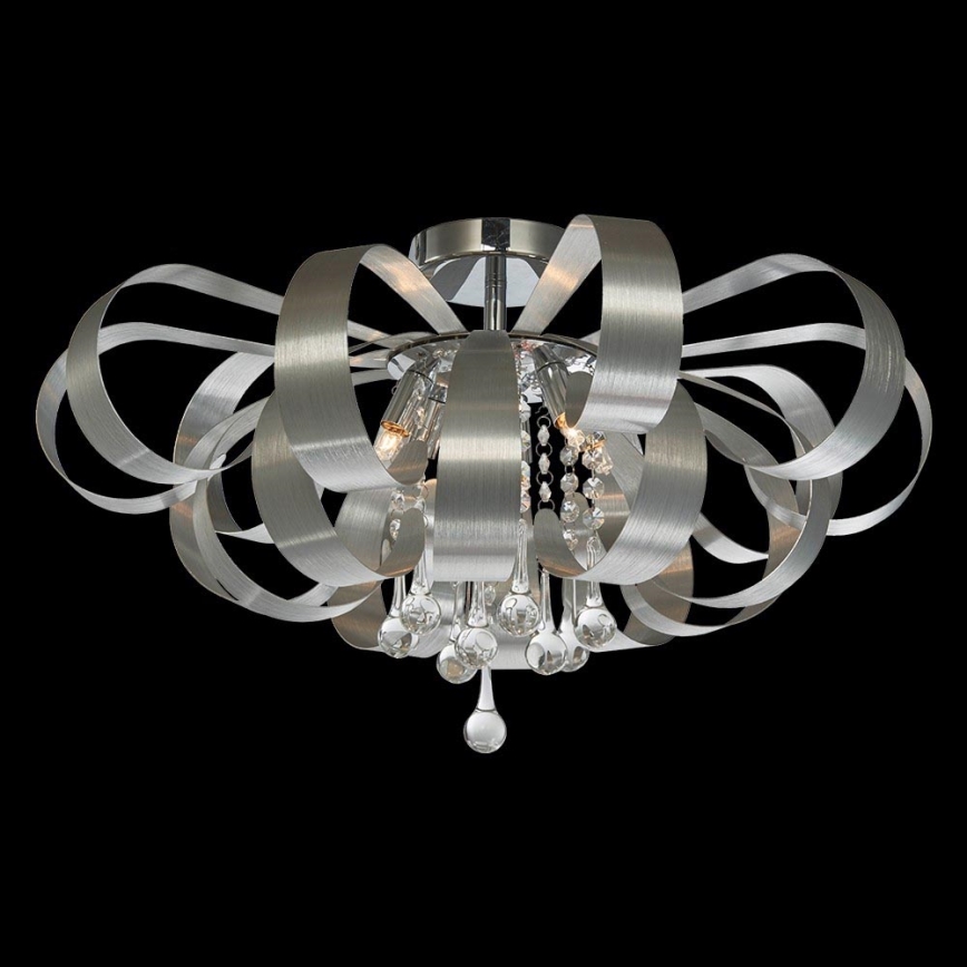 LUXERA 64410 - Pieliekama kristāla lustra RIBBON CRYSTAL 6xG9/33W/230V