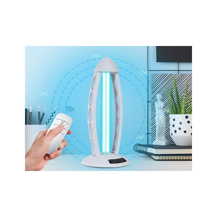 Luxera 70416 - Dezinfekcijas baktericīdā lampa ar ozonu UVC/38W/230V+TP