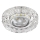 LUXERA 71074 - Iegremdējama lampa CRYSTALS 1xGU10/50W/230V + LED STRIPE