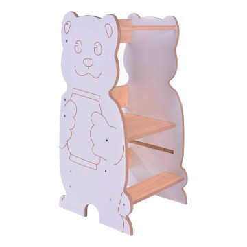 Mācību tornis BEAR balts/kļava