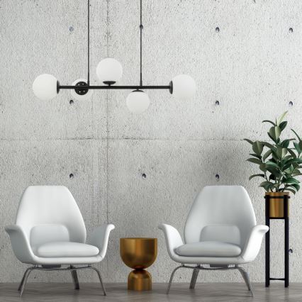 MADDIE luster piekārta 5xE14/5W/230V melns