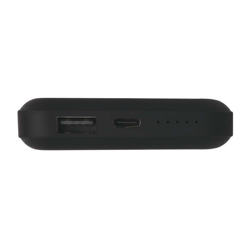 Magnētiskais Ārējais akumulators ar bezvadu lādētāju Power Delivery 10 000mAh/20W/3,7V melna