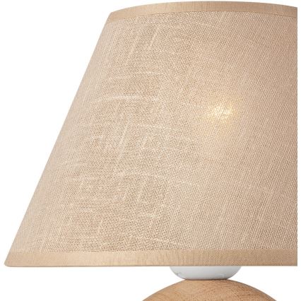Rezerves stikls galda lampai JUTA E27 d. 19 cm bēša