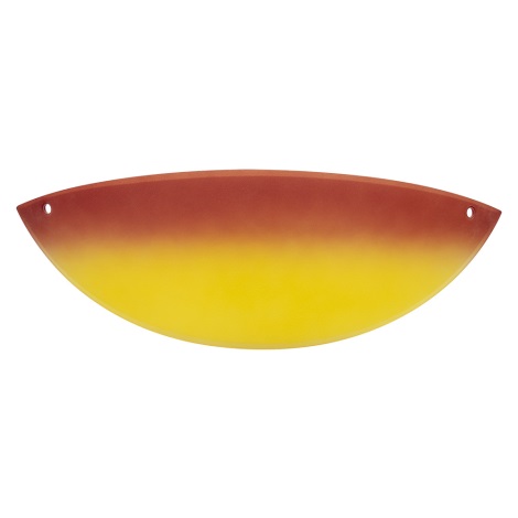 Maiņas stikls BAYA-SONIC 42x15 cm sarkans/oranžs