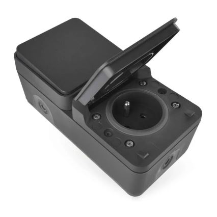 Mājas slēdzis pārslēdzis ar kontaktligzdu 250V/16A IP55