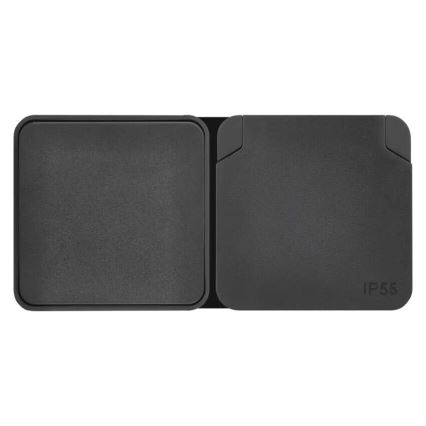 Mājas slēdzis pārslēdzis ar kontaktligzdu 250V/16A IP55