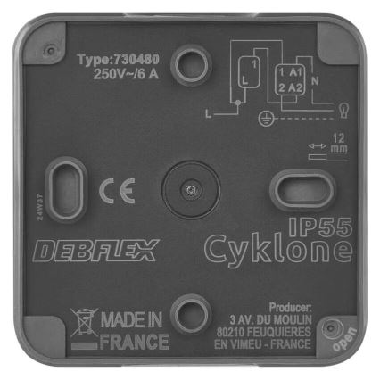 Mājas slēdzis slēdzis 250V/10A IP55