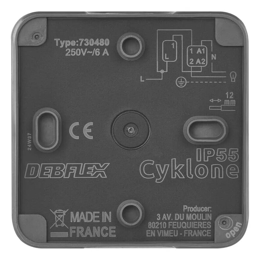 Mājas slēdzis slēdzis 250V/10A IP55