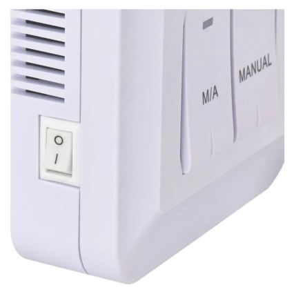 Manuālais bezvadu istabas termostats 230V/16A 2xAA balts