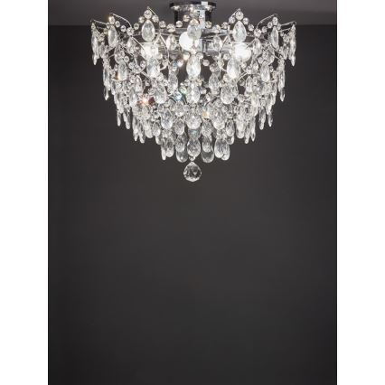 Markslöjd 100511 - Piekarināma kristāla lustra ROSENDAL 4xE14/40W/230V