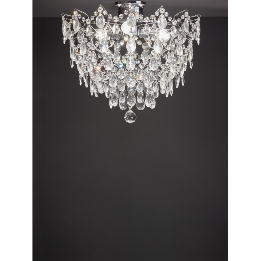 Markslöjd 100511 - Piekarināma kristāla lustra ROSENDAL 4xE14/40W/230V