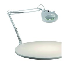 Markslöjd 100852 - Galda lampa ar palielināmo stiklu FAGERNES 1xT5/22W/230V
