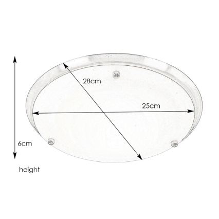 Markslöjd 102527 - Vannas istabas griestu lampa ARE 1xE27/60W/230V IP44 matēts hroms