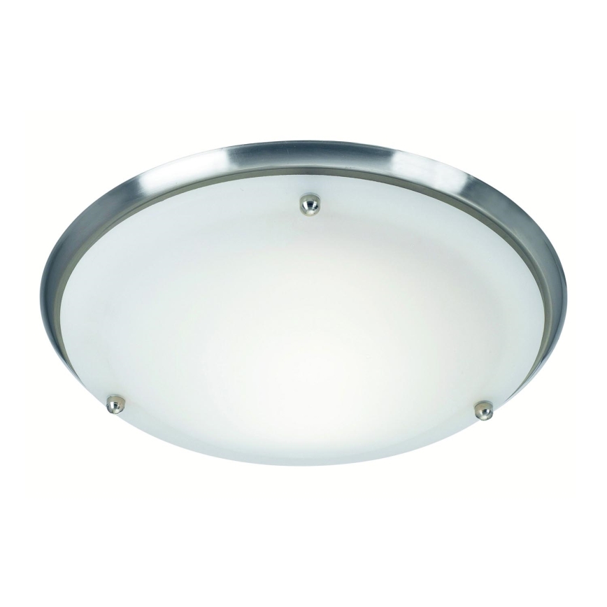 Markslöjd 102527 - Vannas istabas griestu lampa ARE 1xE27/60W/230V IP44 matēts hroms