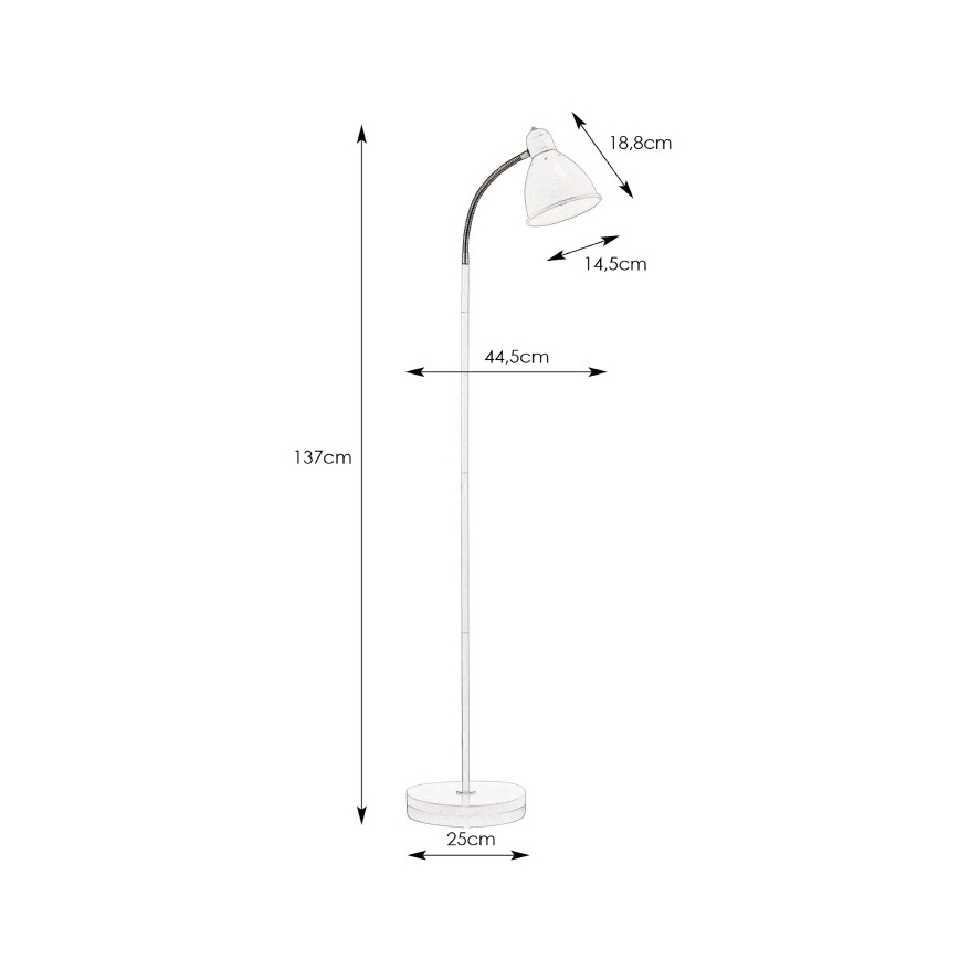 Markslöjd 104842 - Stāvlampa NITTA 1xE27/60W/230V