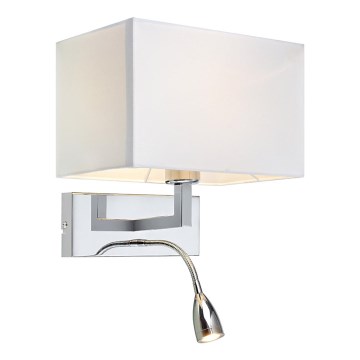 Markslöjd 106307 - LED sienas lampa SAVOY LED/3W+E27/60W/230V