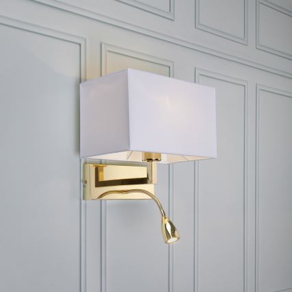 Markslöjd 106308 - LED Sienas lampa SAVOY LED/3W+E27/60W/230V
