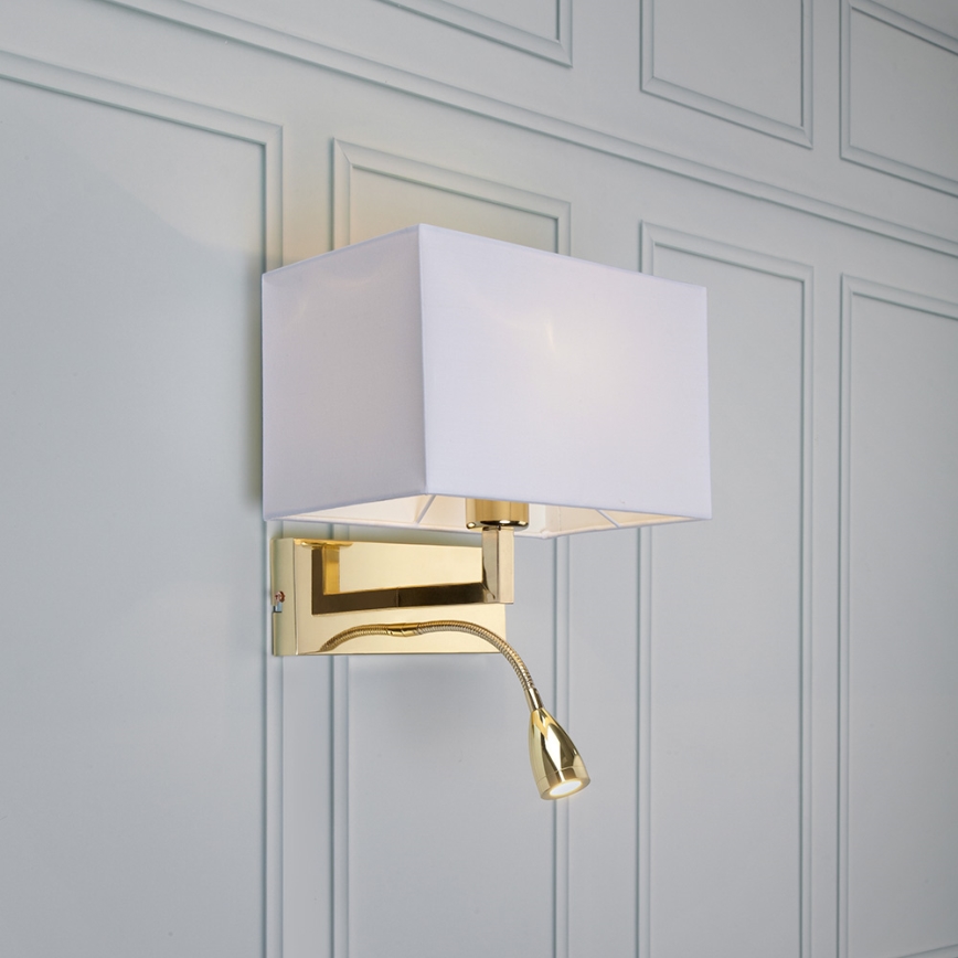 Markslöjd 106308 - LED Sienas lampa SAVOY LED/3W+E27/60W/230V