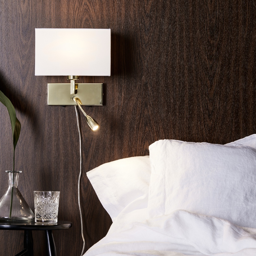 Markslöjd 106308 - LED Sienas lampa SAVOY LED/3W+E27/60W/230V