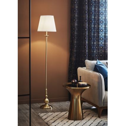 Markslöjd 106322 - Stāvlampa IMPERIA 1xE27/60W/230V misiņa