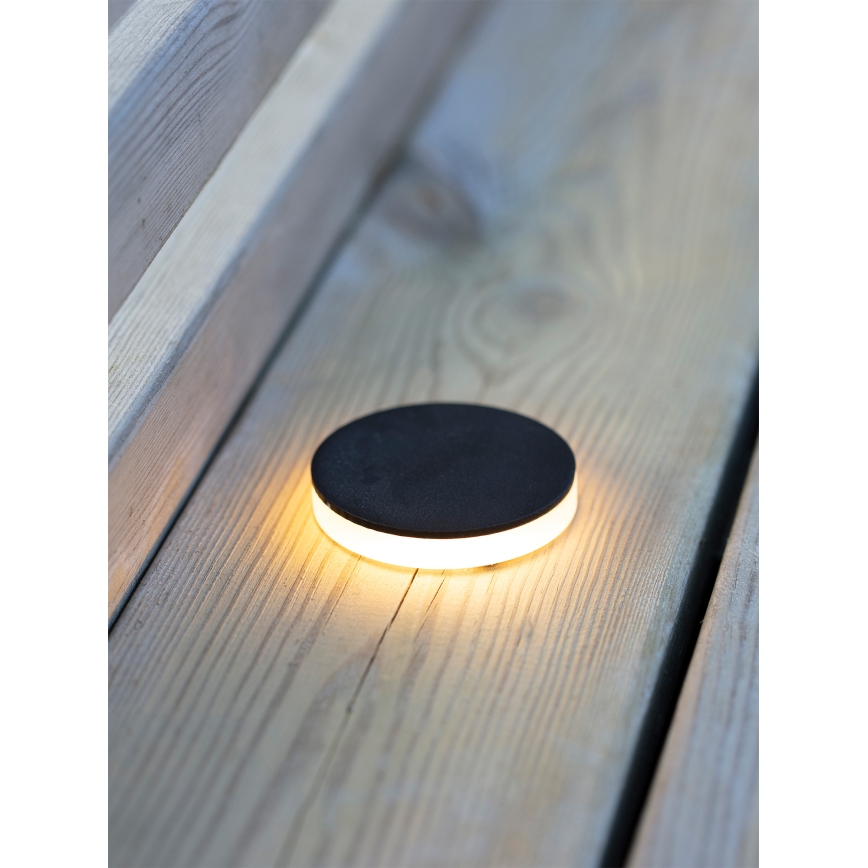 Markslöjd 106935 - GARDEN24 āra iebūvējamais LED gaismeklis LED/3W/24V IP44 melns