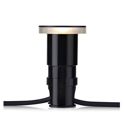 Markslöjd 106935 - GARDEN24 āra iebūvējamais LED gaismeklis LED/3W/24V IP44 melns