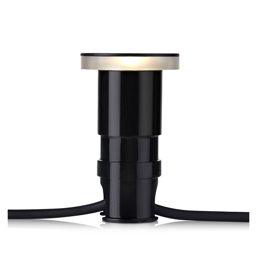 Markslöjd 106935 - GARDEN24 āra iebūvējamais LED gaismeklis LED/3W/24V IP44 melns
