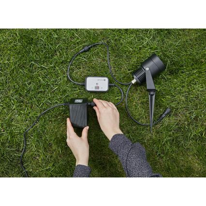 Markslöjd 106936 - Krēslas sensors ar taimeri GARDEN24 24V IP44