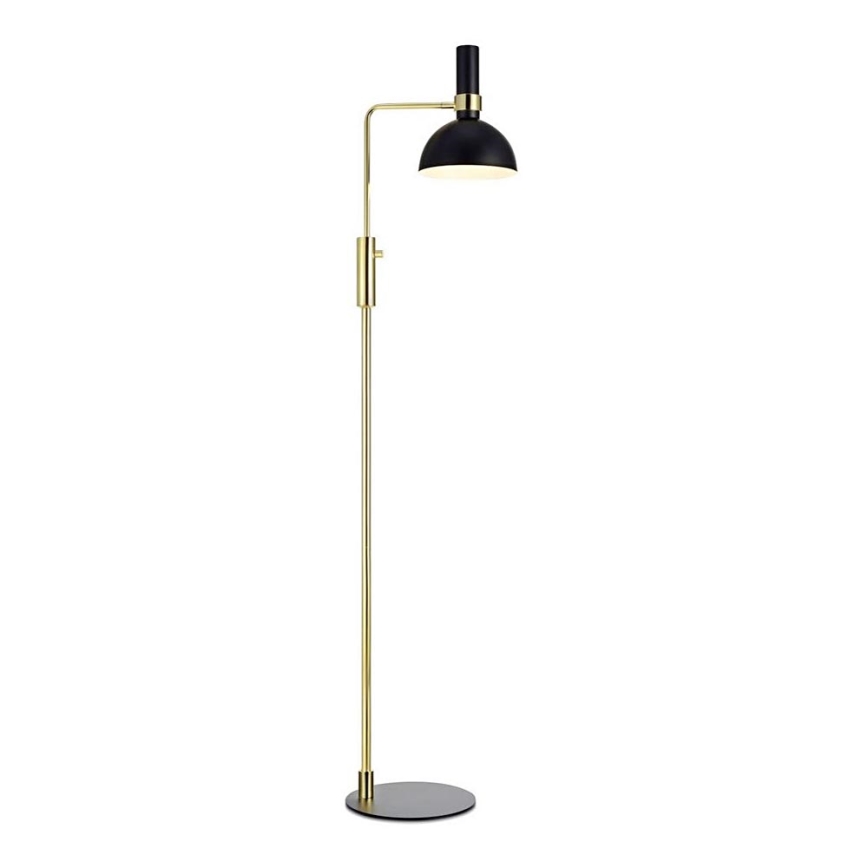 Markslöjd 106972 - Aptumšojama grīgas lampa LARRY 1xE27/60W/230V melns/zelta