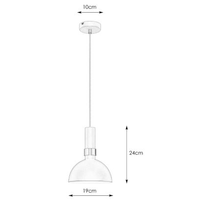 Markslöjd 106974 - Lustra ar auklu LARRY 1xE27/60W/230V