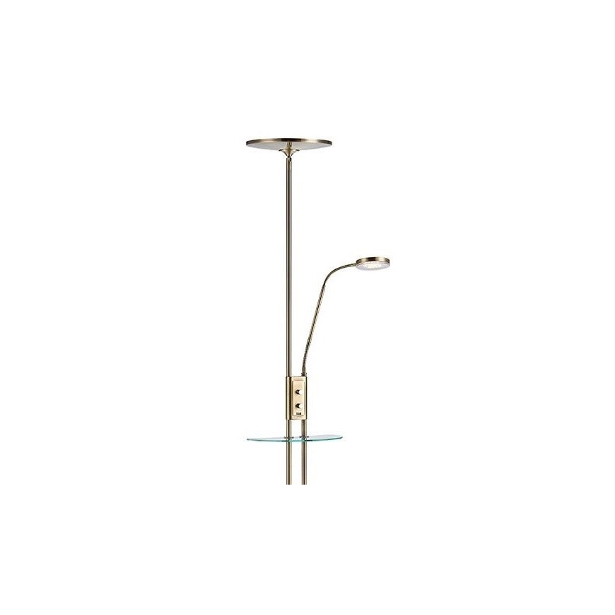 Markslöjd 107009 - LED Aptumšojama grīdas lampa FRIEND LED/18W/230V + LED/5W