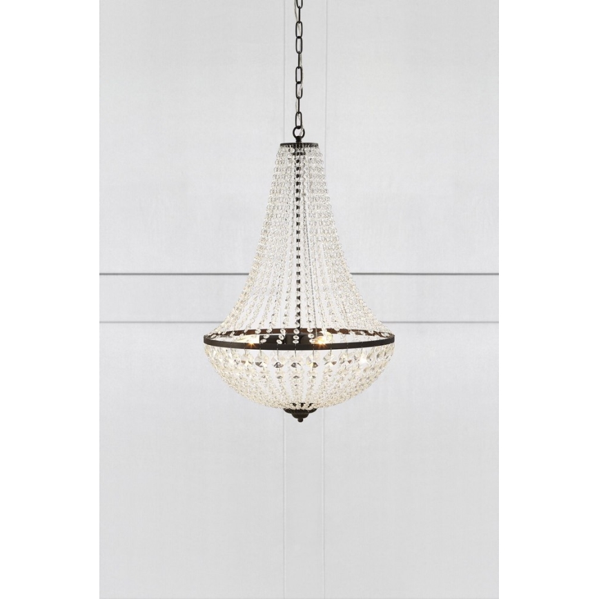 Markslöjd 107028 - Kristāla lustra ar ķēdi GRÄNSÖ 3xE14/40W/230V