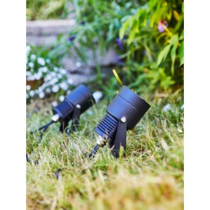 Markslöjd 107291 - LED āra lampa GARDEN24 LED/15W/24V IP44 melna