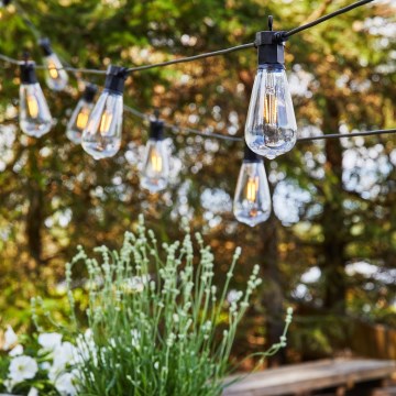 Markslöjd 107293 - LED Āra dekoratīvā virtene GIRLANDA GARDEN 10xLED 5,5m IP44