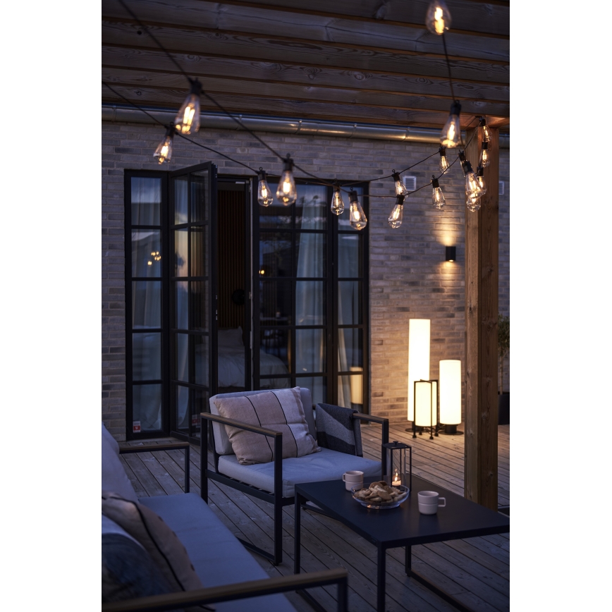 Markslöjd 107293 - LED Āra dekoratīvā virtene GIRLANDA GARDEN 10xLED 5,5m IP44