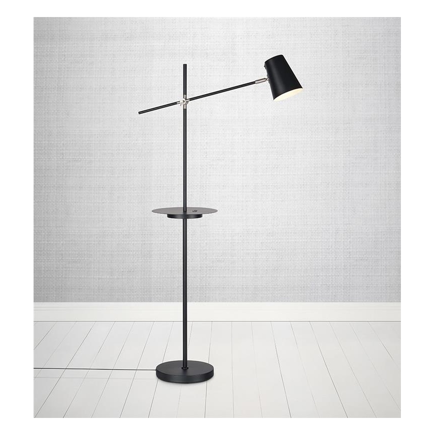 Markslöjd 107307 - Grīdas lampa ar USB LINEAR 1xE14/40W/230V