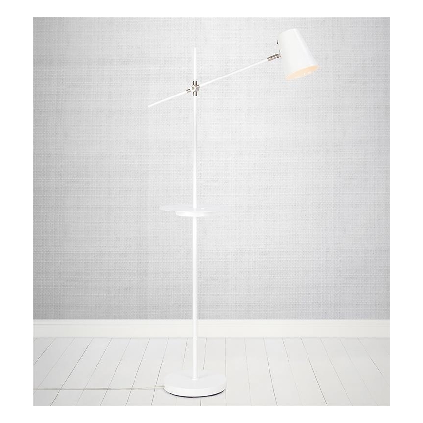 Markslöjd 107308 - Grīdas stāvlampa ar USB LINEAR 1xE14/40W/230V