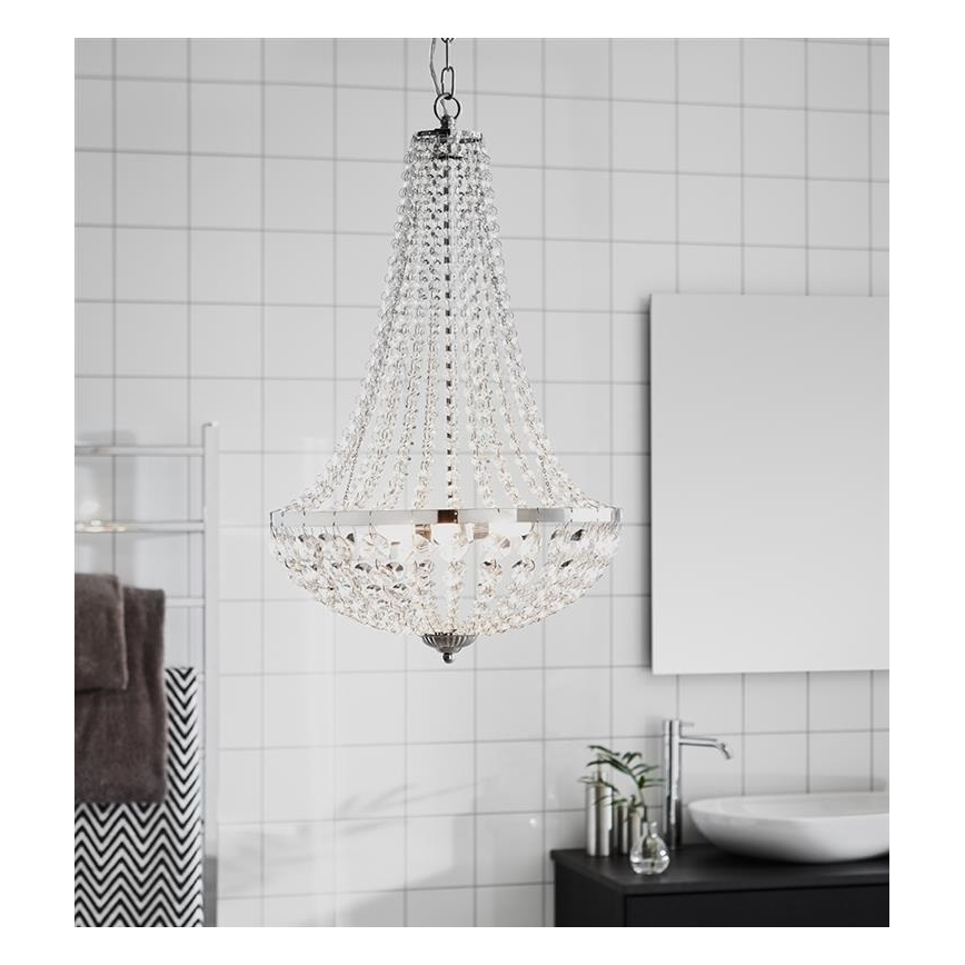 Markslöjd 107551 - Vannas istabas lustra ar ķēdi 3xG9/20W/230 IP44