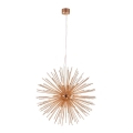 Markslöjd 107752 - Lustra ar auklu SOLEIL 12xE14/20W/260V Rozā zelta